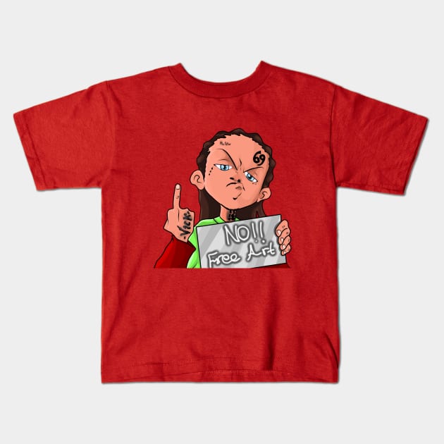 Boondocks Kids T-Shirt by vicktoonz